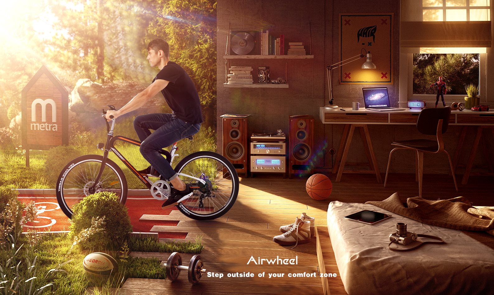 Airwheel R8 smart mountain electric bike