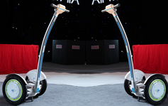 S3 es Airwheel 2-ruedas eléctrico scooter inteligente energía primera, equipada con asas. 