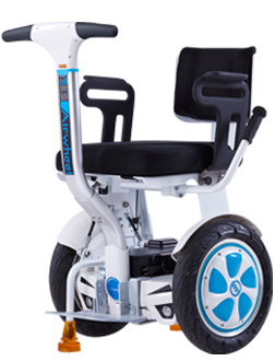 Airwheel A6TS es un transporte personal para ayudar a las personas que tienen problemas para caminar a salir con facilidad.